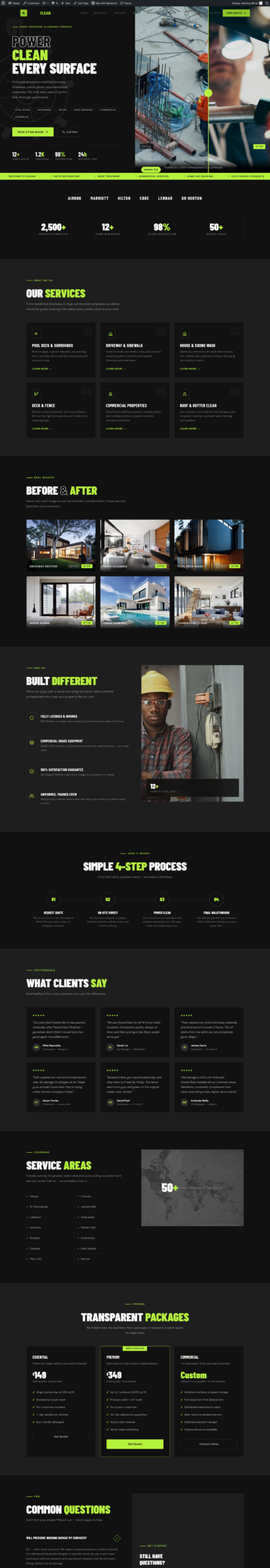 Flow Dashboard full page